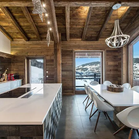 Chalet De Gamme A Avec Piscine Interieure Et Cinema - Fr-1-569-180 Megeve